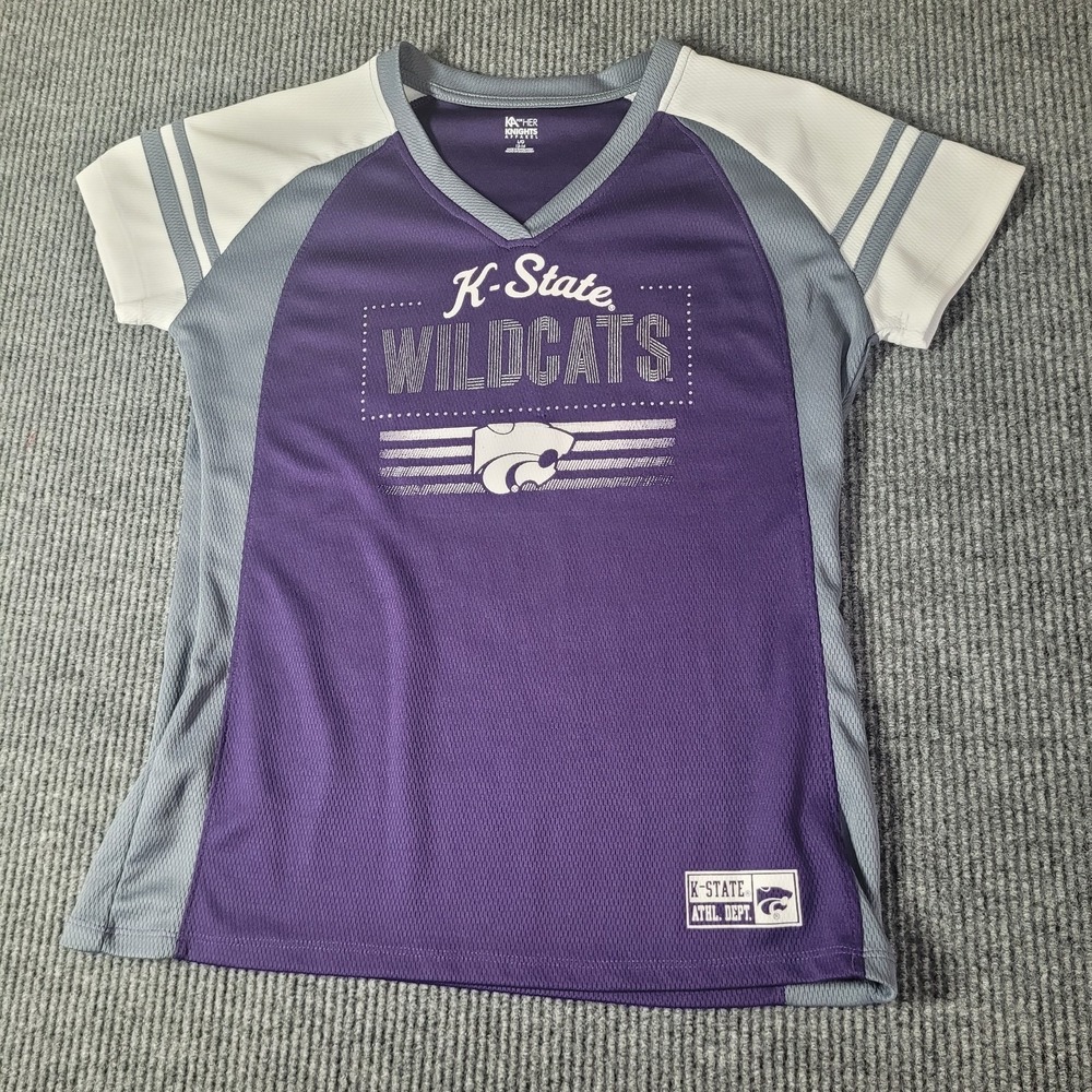 KA For Her Knights Apparel Kansas State University‎ Size Large 12-14  Mesh Shirt